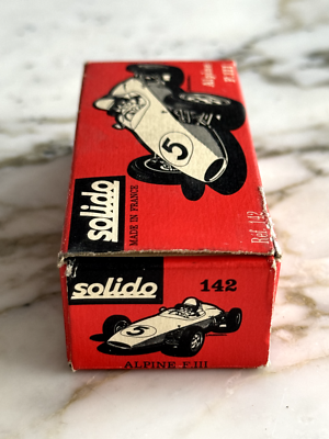 SOLIDO 143 Alpine F3 1/43 – Miniature Citroën 1961 – Parfait état + Boîte