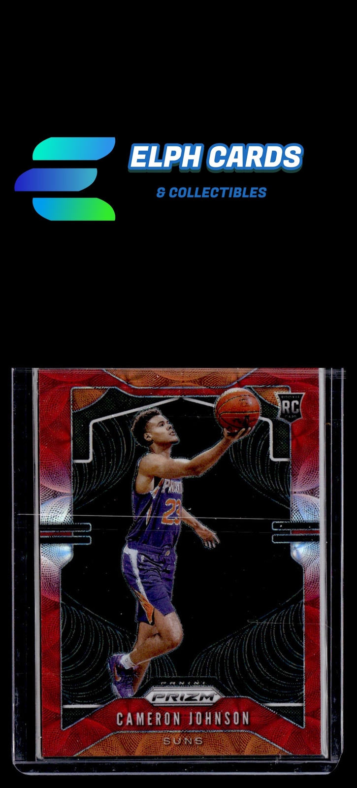 2019-20 Panini Prizm #257 Cameron Johnson Prizms Choice Red #/88
