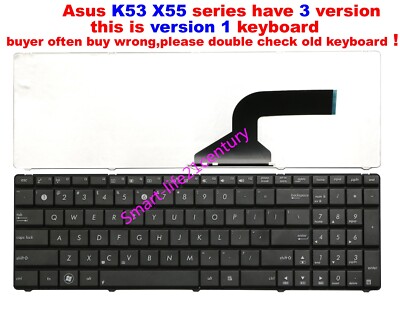 NEW for Asus X55A X55C X55 X55VD X55C X55U N53 N61 N60 A52 G60 US keyboard black