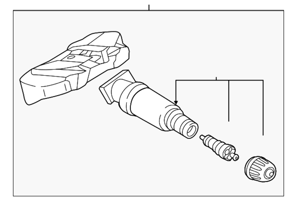 New Genuine BMW Wheel Electronics Module Tpm (2019-2023) OE 