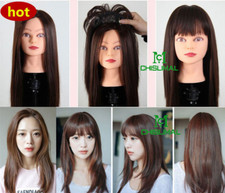 11 Color Synthetic Topper Piece Women Hairpiece Toupee Topper Closure with Bangs