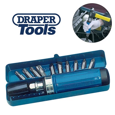 Draper Impact Screw Driver Torx/Tx-Star Pz Cross Slot & Case Hammer Screwdriver
