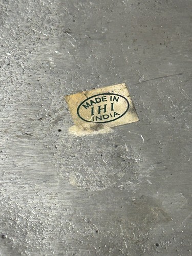 IHI große gekräuselte Dekoschale - Aluminiumguss poliert Indien - Bild 5 von 5