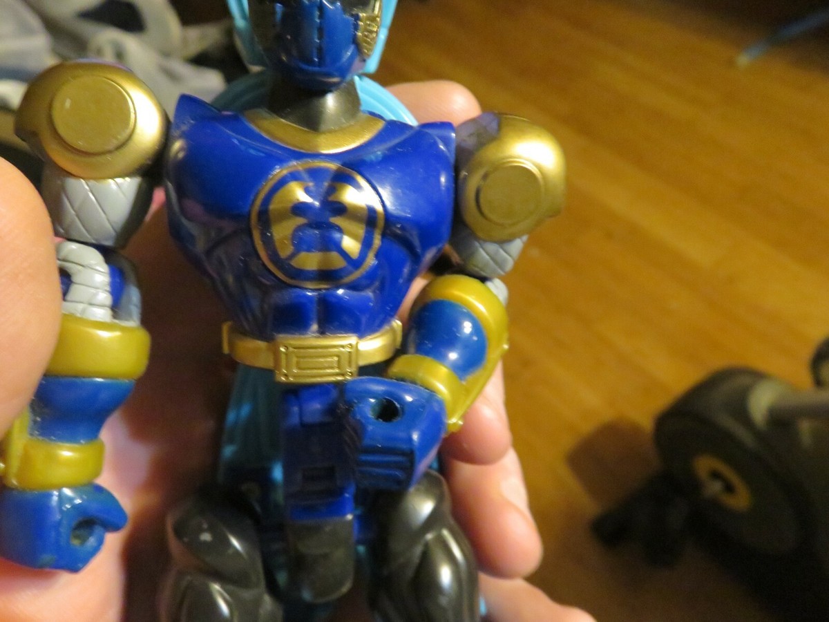 Navy Thunder Triple Zord Mighty Morphin Power Ranger Blue 8