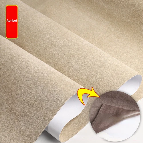 Self Adhesive Suede Fabric Film Sticker Stretch DIY Car Interior 50x150cm - Picture 17 of 37