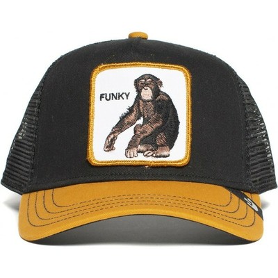 CAPPELLO GOORIN BROS ANIMAL TRUCKER CAPPELLI ANIMALI FUNKY SCIMMIA  CALCIATORI | eBay
