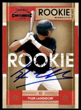 2008 Playoff Contenders Tyler Ladendorf Auto Minnesota Twins #47 Signed