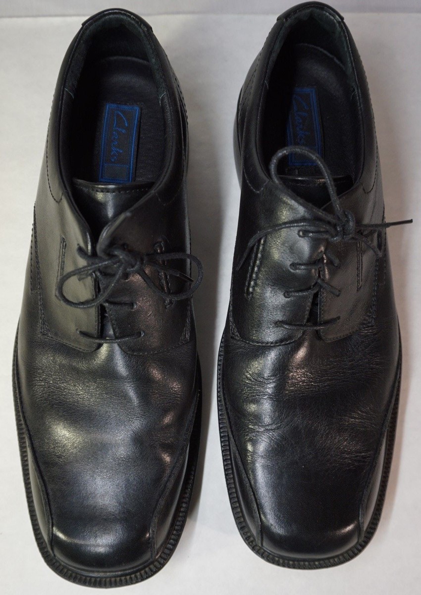 Men\'s Clarks Shoes Oxfords Black Leather  Lace Up Casual Shoes Size 12 Amazon.com | Clarks Men main image 4