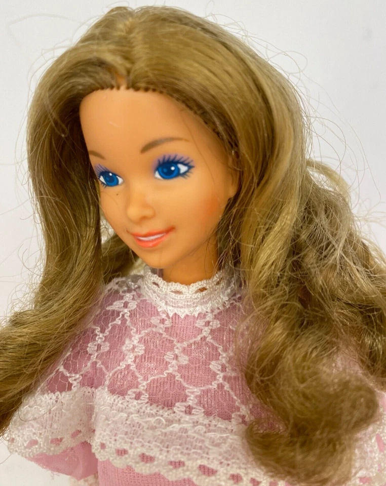 Vintage Mattel 1985 ☆ Barbie ☆ Heart Family Bathtime Fun Mum Doll in Dress #4615 - Image 2 of 4