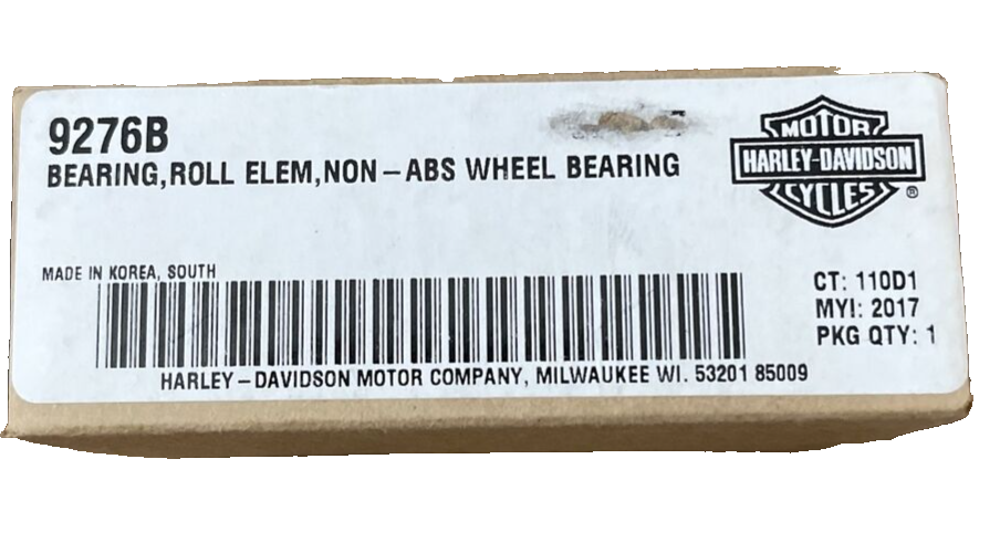 Harley-Davidson Bearing Roll Elem Non ABS Wheel Bearing 9276B | 52