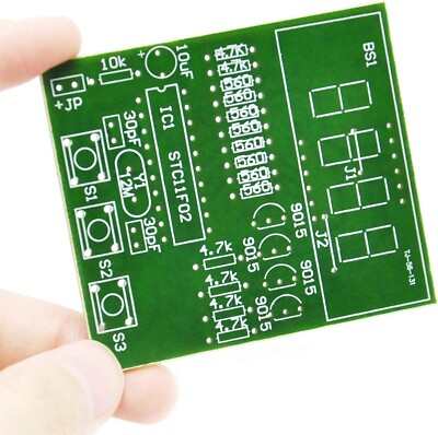 Soldering Practice Board, 1 Set Electronics PCB Board DIY LED Rotating Windmill