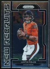 Justin Fields Rookie Card 2021 Panini Prizm New Recruits #4 