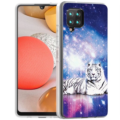 Total Guard Cover Case for Samsung Galaxy A42 5G, Galaxy White Tiger