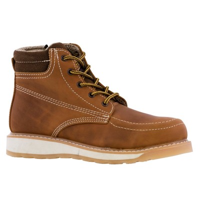 MEN\'S WORK BOOTS GENUINE LEATHER ZIP UP HONEY Ultra Flex 6 main image 2