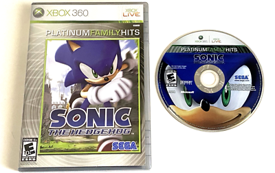 Sonic the Hedgehog 2006 06 Xbox 360 Game Shadow Adventure Platinum