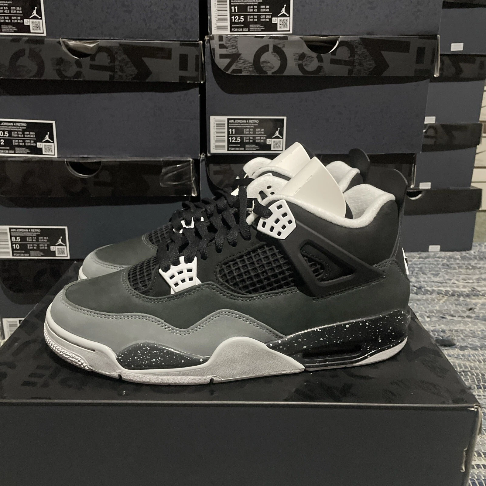 Uk 9 Air Jordan 4 Retro 'Fear' 2024 AJ4 Fear Leggi Descrizione!!️