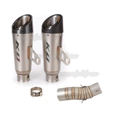 Exhaust Middle Connection Pipe Muffler For CF Moto 450SR 450NK 2022 2023 2024
