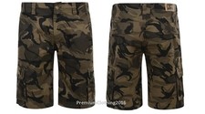 NEW Kam Kbs 388 Cargo Twill Camo Shorts Casual Summer Beach Wear 40-60" Bargain 