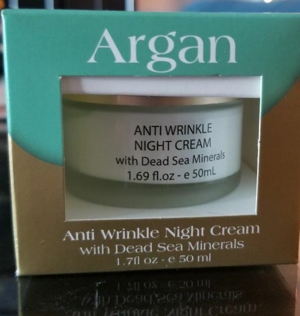 argan anti wrinkle night cream