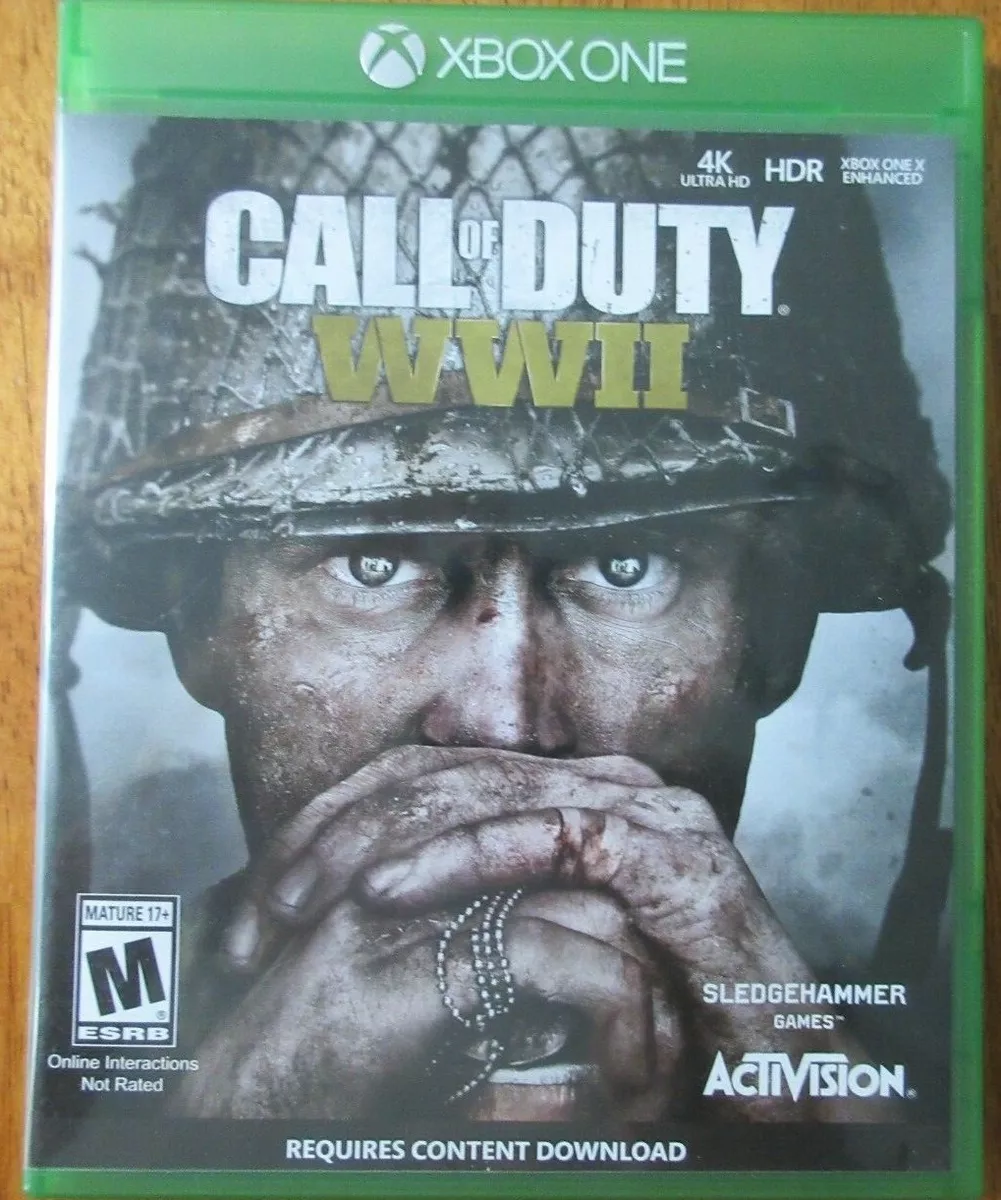 CALL OF DUTY WWII XBOX ONE GAME GOOD PRE-OWNED CONDITION *PLEASE VIEW ALL  PHOTOS