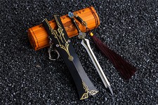 La leggenda della spada cinese spada ghiaccio neve metallo pieno metallo 16,5 cm