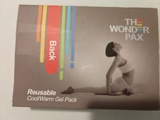 The Wonder Pax Reusable Cool/Warm Gel Pack for Back Red Open Box