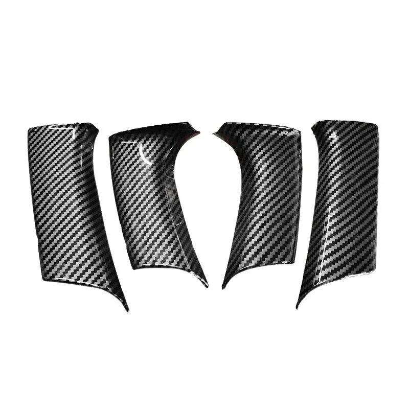 Carbon Fiber Texture Door Handle Panel Cover Frame Trim For Buick Regal 09-2015 - Image 3 of 4