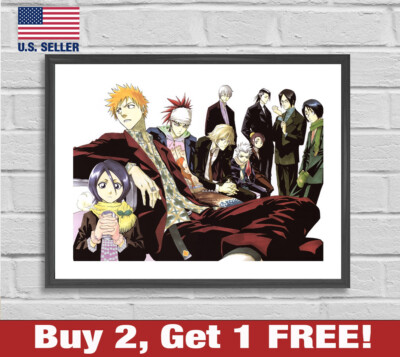 Bleach Anime Poster 18'' x 24'' Print Manga Wall Art Decor 6