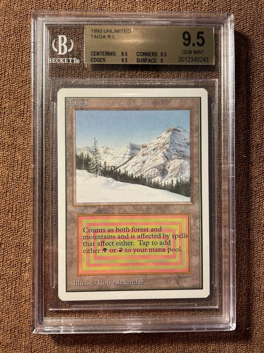 Taiga, Unlimited, Graded (BGS 9.5), MTG, Vintage, Legacy, Commander EDH