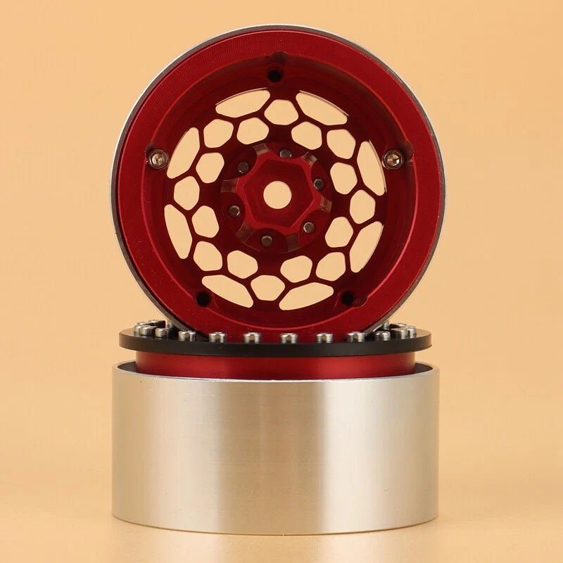 2.2“ Beadlock Wheel Hub Rim for 1/10 RC Crawler Axial SCX10 RR10 90056 Traxxas - Image 3 of 4