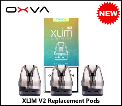 oxva v2 pods OXVA XLIM Top Fill SS Replacement Pods – 3-Pack main image 1