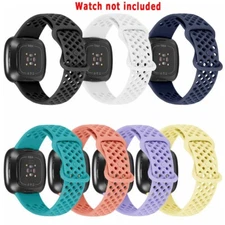 For Fitbit Versa 3 / Sense Silicone Strap Wristband Replacement Watch Band Sport