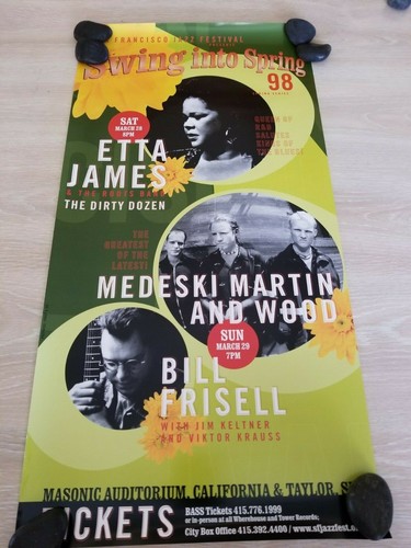 San Francisco Jazz Festival Swing into Spring 1998 Poster Featuring Etta James - Picture 8 of 9