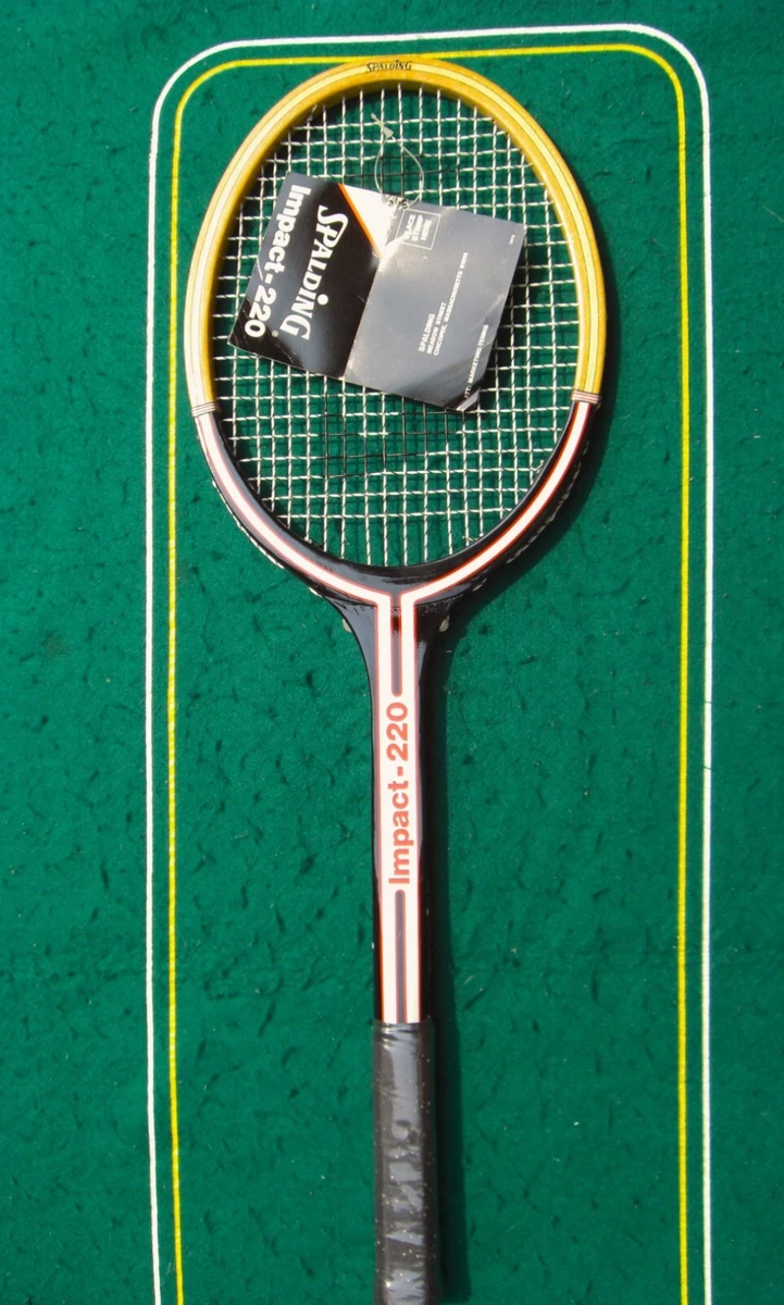 Raquette Tennis Bois Vintage Spalding Rosie Casals Impact-652 - Fabriquée En Belgique