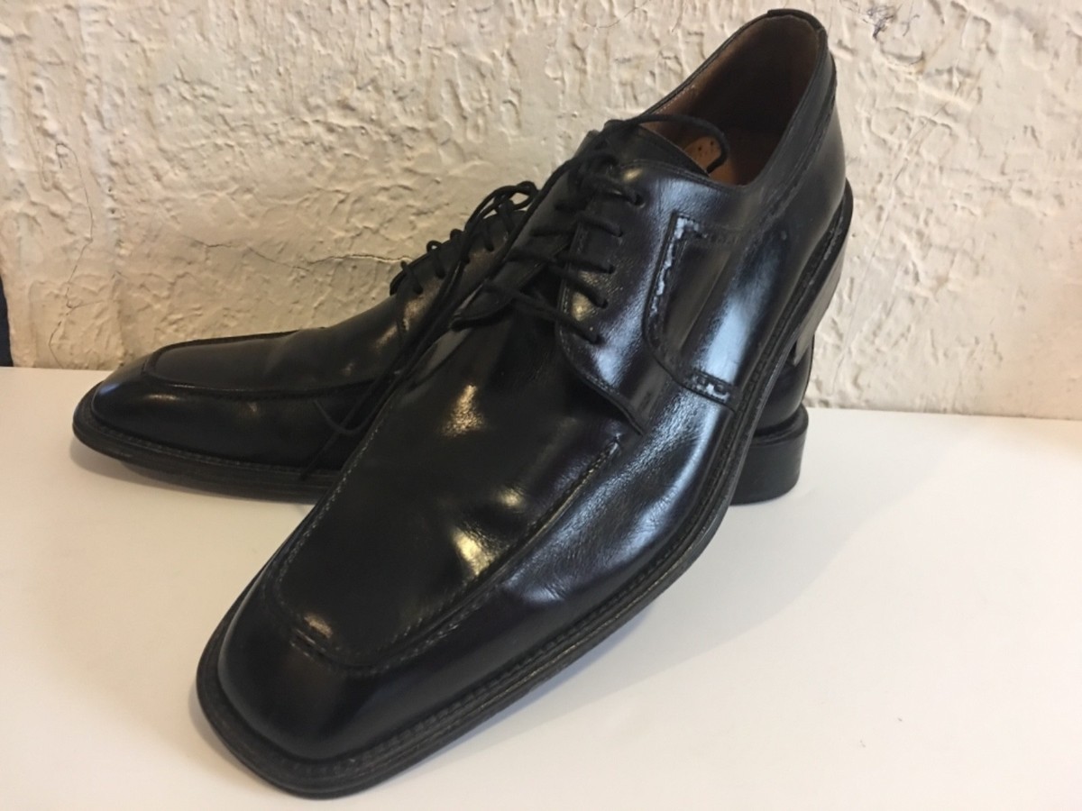 MAGNANNI BLACK LEATHER LACE UP OXFORD DRESS SHOE | eBay