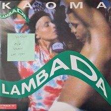 Kaoma Lambada Vinyl Record 12" VG+/VG+ 655011 1989