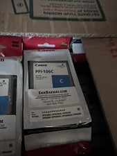 Genuine OEM Canon PFI-106C Cyan Ink Tank Expired New In Package