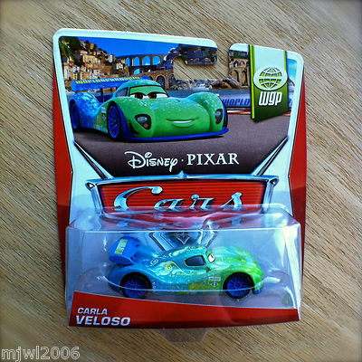 Disney PIXAR Cars CARLA VELOSO 2014 WGP diecast 12/15 Brazil World