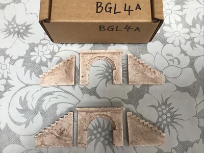 OO HO Scale Storm Drain Culvert Set, Betonart lackiert BGL4a