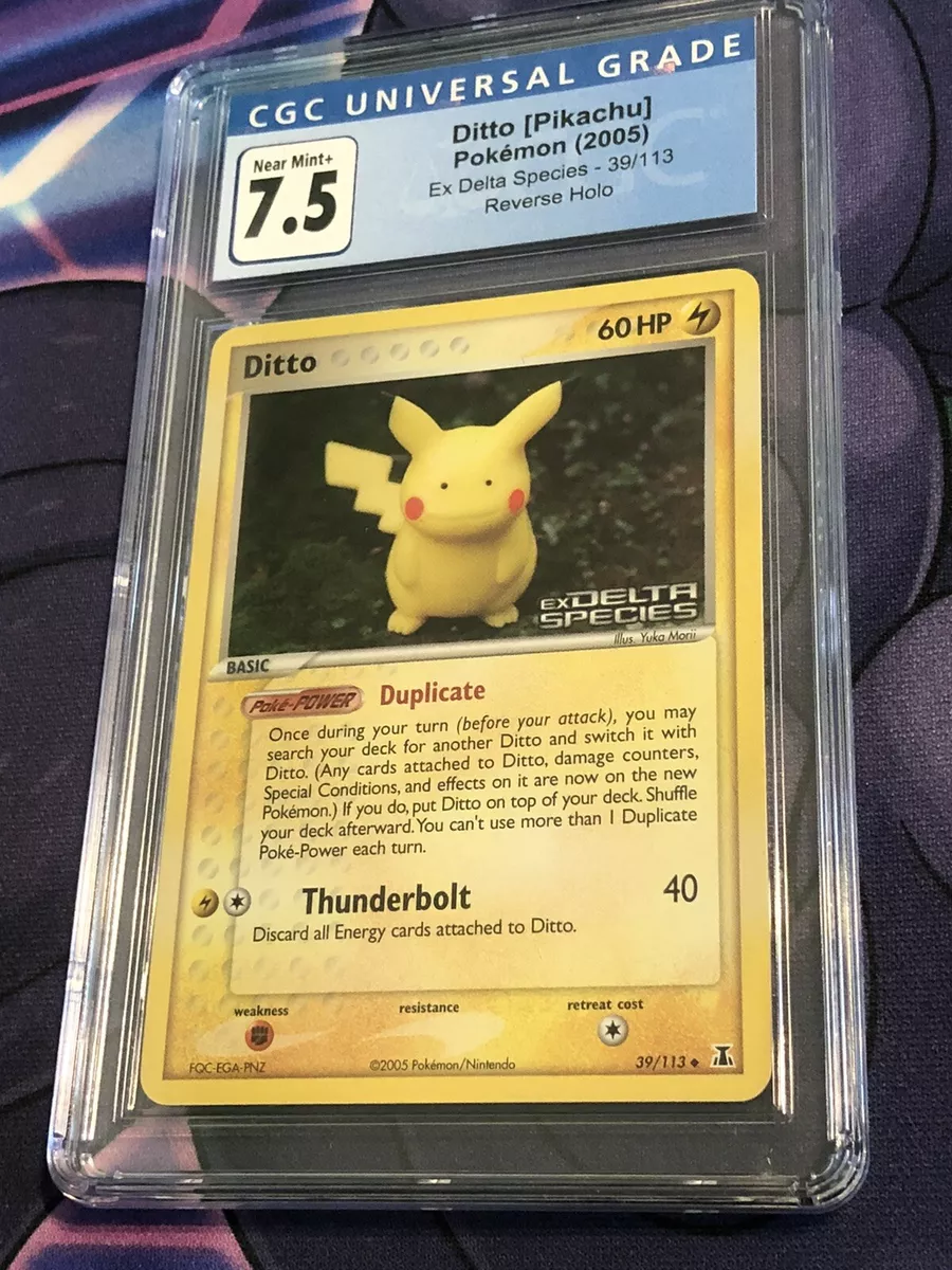 Ditto EX Delta Species Pokemon Card