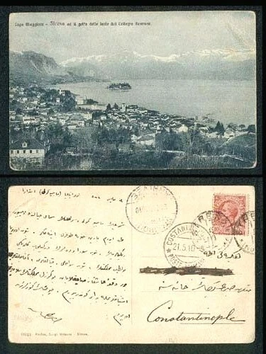 ITALIA Sc SIN LISTAR 2 PIEZAS PAVO POSTA MILITARE otro ARR CDS Constantinopla en muy buen estado Foto 3 de 3