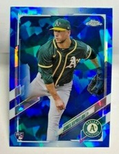 James Kaprielian 2021 Topps Chrome Sapphire RC Rookie Card #167 SP - OAKLAND A's