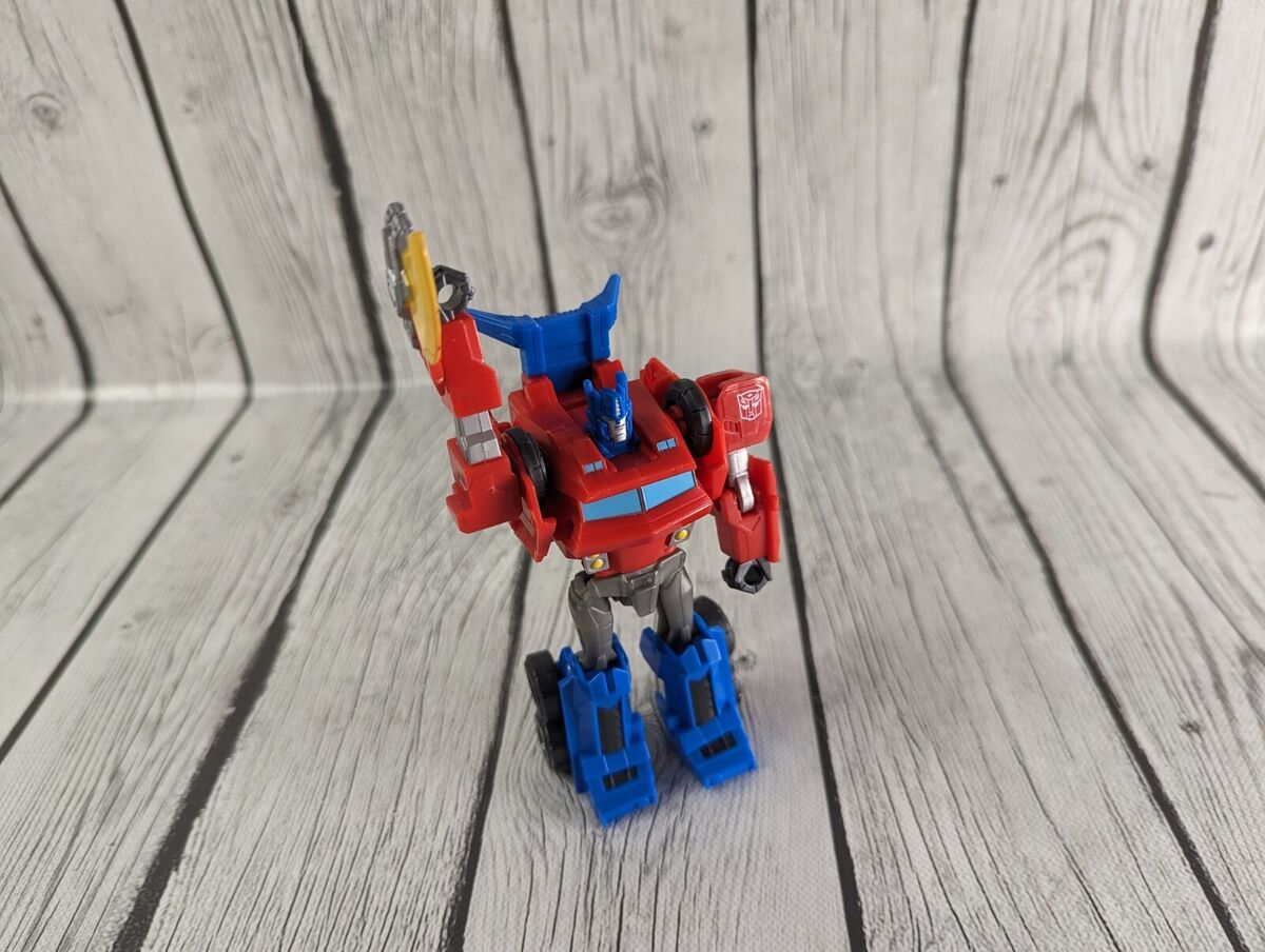 Transformers Bumblebee Cyberverse Adventures Warrior Optimus Prime Figure 