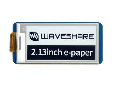 Waveshare 2.13inch E-Paper E-Ink Display Module For Raspberry Pi Pico 250×122