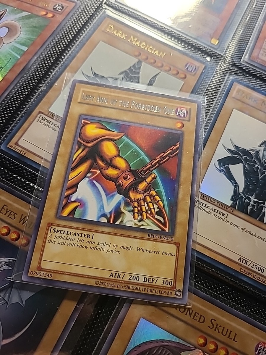 RP01-EN020 Left Arm Of The Forbidden One - Rare - NM Yugioh Card
