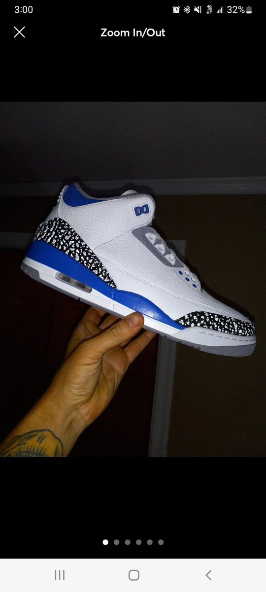 jordan 3 racer blue