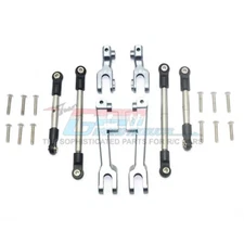 GPM Alum Front & Rear Sway Bar Grey & Stainless Steel Linkage UDR