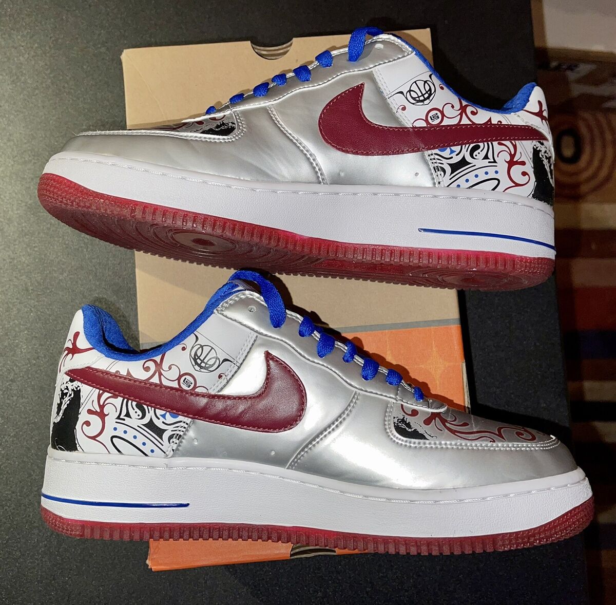 Size 9 - Nike Air Force 1 Premium Collection Royale LeBron Size 9 - Nike Air Force 1 Premium Collection Royale LeBron
