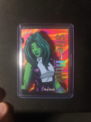 2023 SKYBOX MARVEL METAL UNIVERSE AVENGERS A FORCE GOLD /25 SHE-HULK