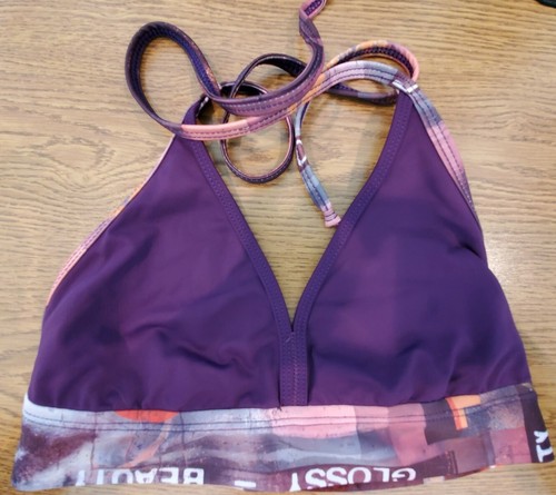 Katrina Dancewear Tie Women's Halter Bra Top Size Adult Medium 